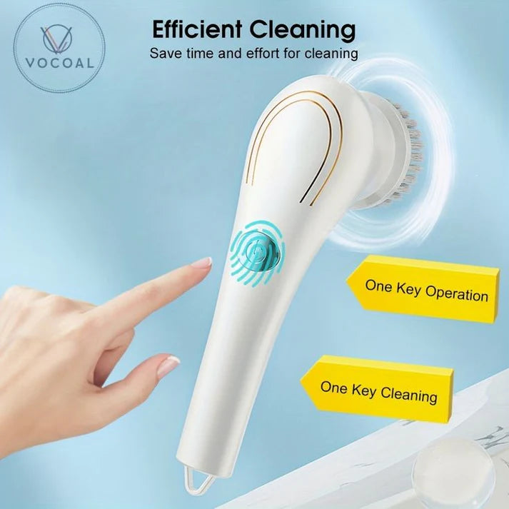 Cordless Electric Cleaning Brush – Powerful Rechargeable Scrubber