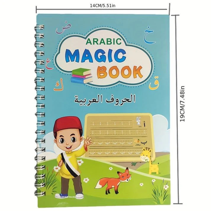 Reusable Magic Practice Book for Kids – Arabic Learning