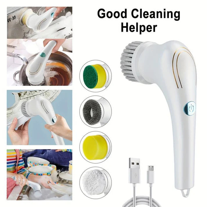 Cordless Electric Cleaning Brush – Powerful Rechargeable Scrubber