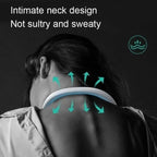 Portable Neck Fan – Hands-Free USB Rechargeable Cooler