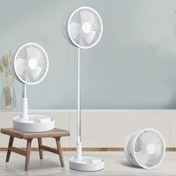 Retractable Portable Fan – Foldable, Adjustable & USB-Powered