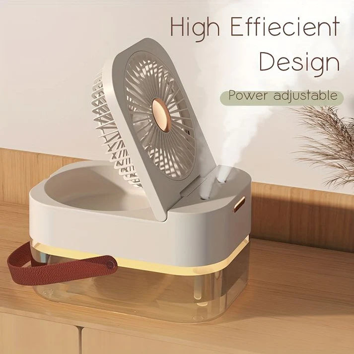 Dual Spray Cooling Fan – Mist & Air Cooler