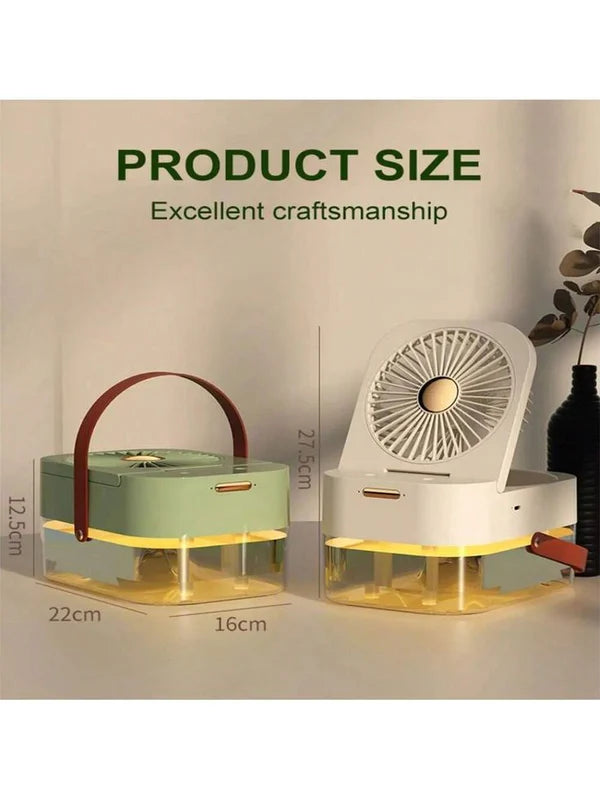 Dual Spray Cooling Fan – Mist & Air Cooler