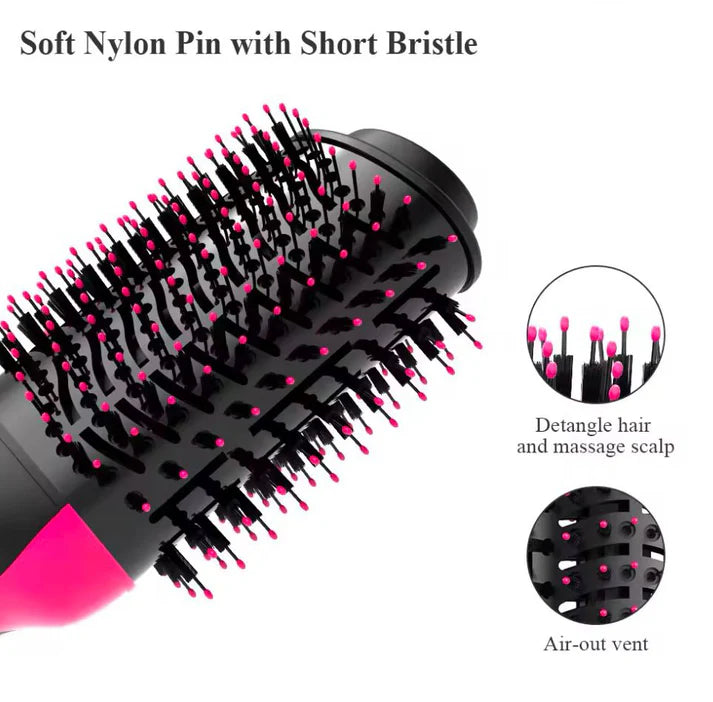 3-in-1 Hot Air Brush – Dryer, Volumizer & Straightener | فرشاة الشعر الساخنة