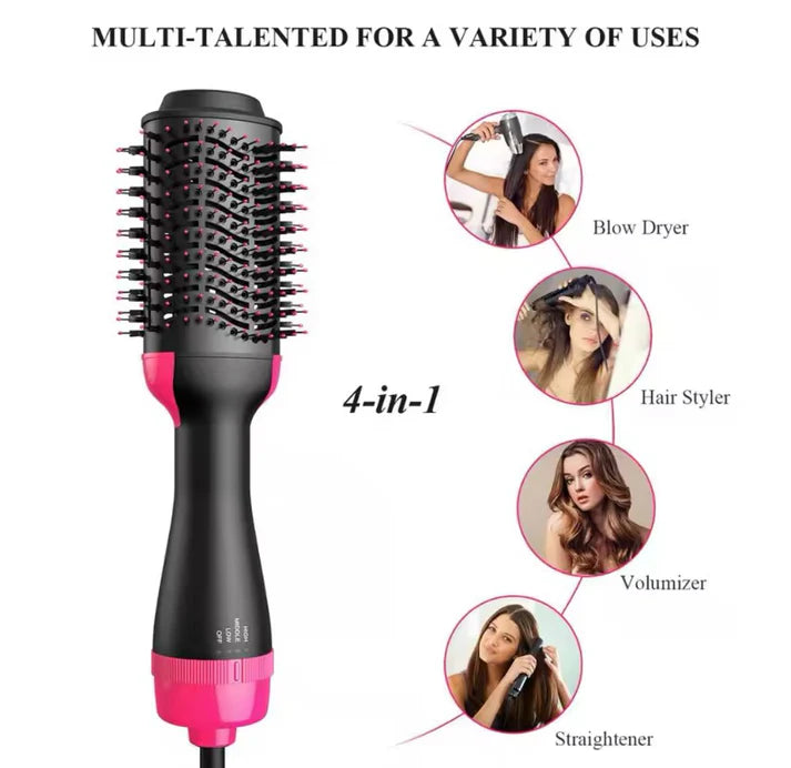 3-in-1 Hot Air Brush – Dryer, Volumizer & Straightener | فرشاة الشعر الساخنة