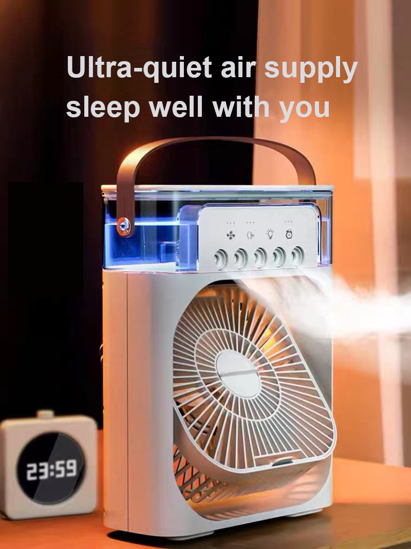 3-in-1 Portable Air Cooler with Mist, Humidifier & LED