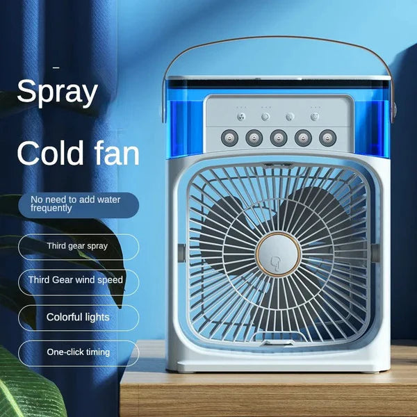 3-in-1 Portable Air Cooler with Mist, Humidifier & LED