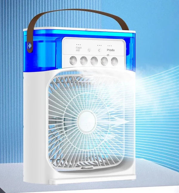 3-in-1 Portable Air Cooler with Mist, Humidifier & LED